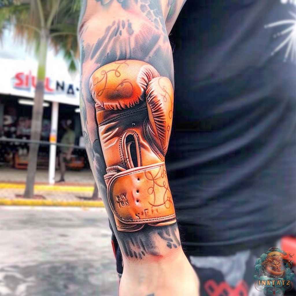 Boxing gloves tattoo ideas 0090