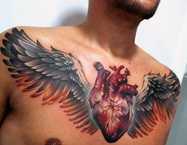 broken heart tattoo ideas 0067