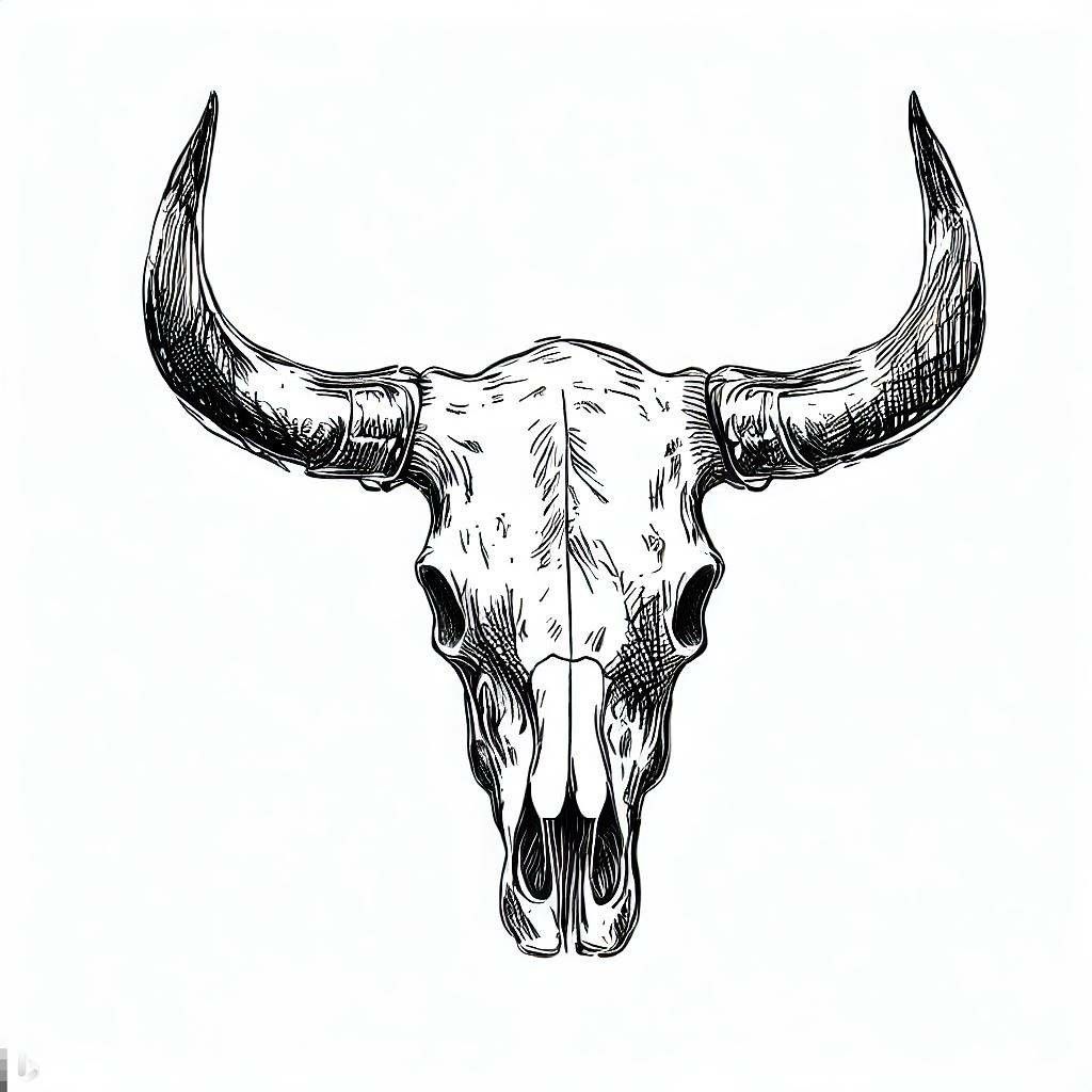 Bull skull tattoo ideas 0023