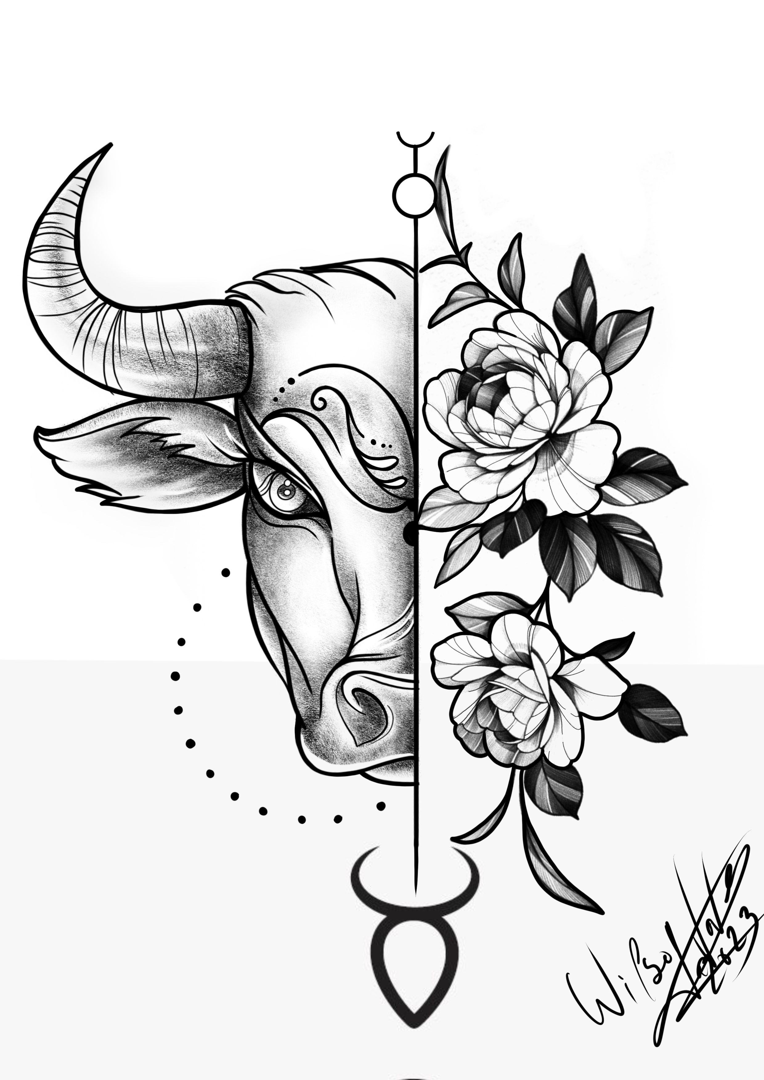 bull tattoo ideas 0045