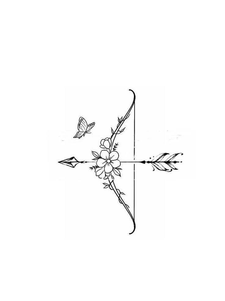 butterfly tattoo drawing ideas cross 0014