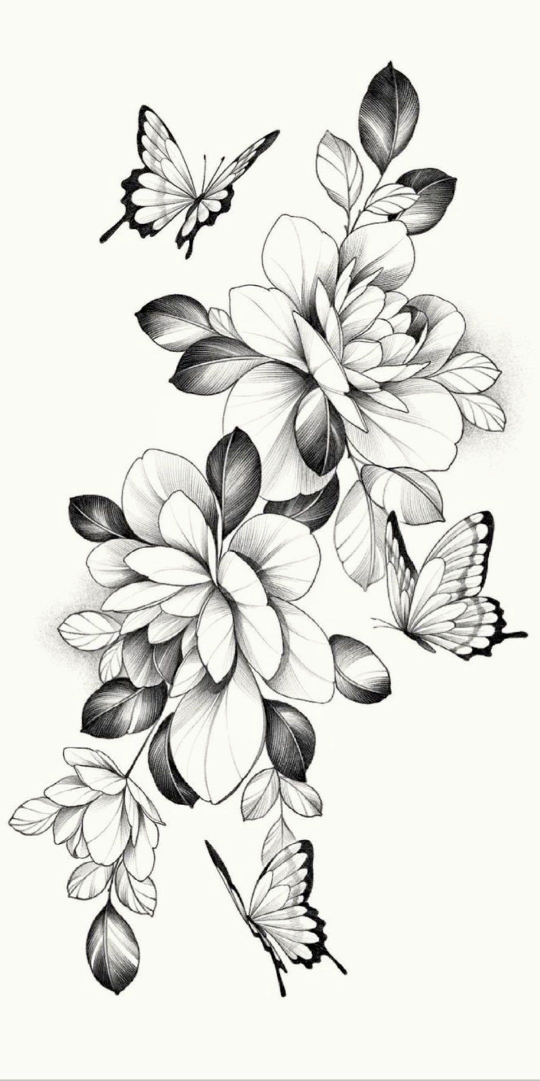 butterfly tattoo drawing ideas cross 0040