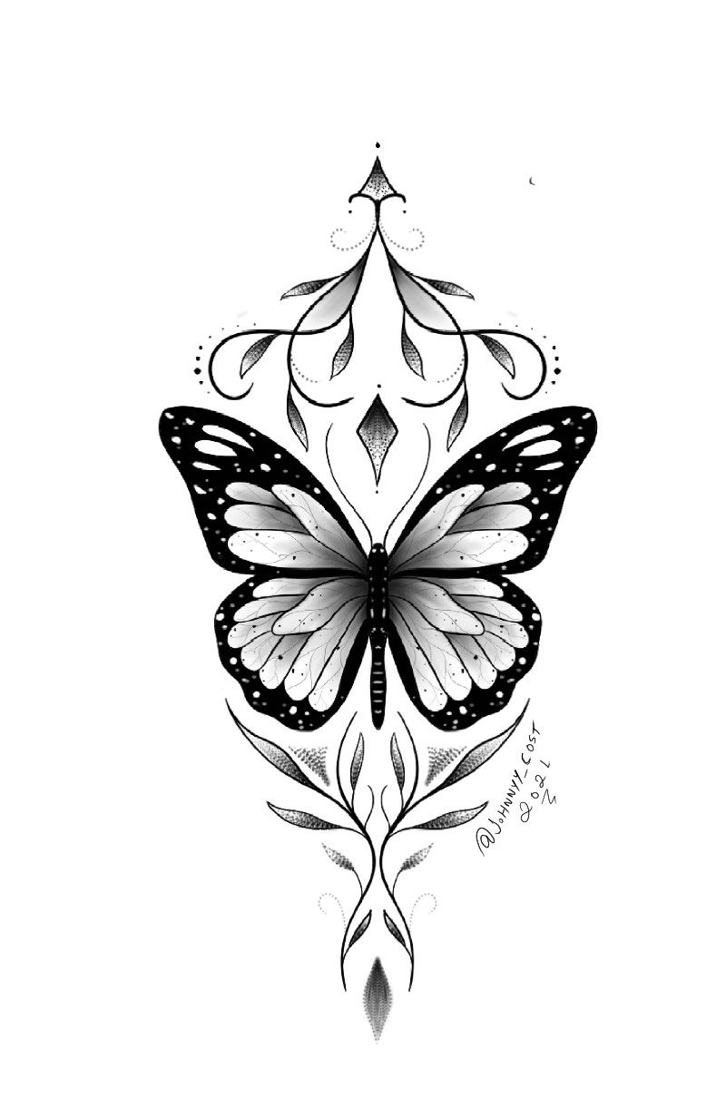 butterfly tattoo ideas 0037