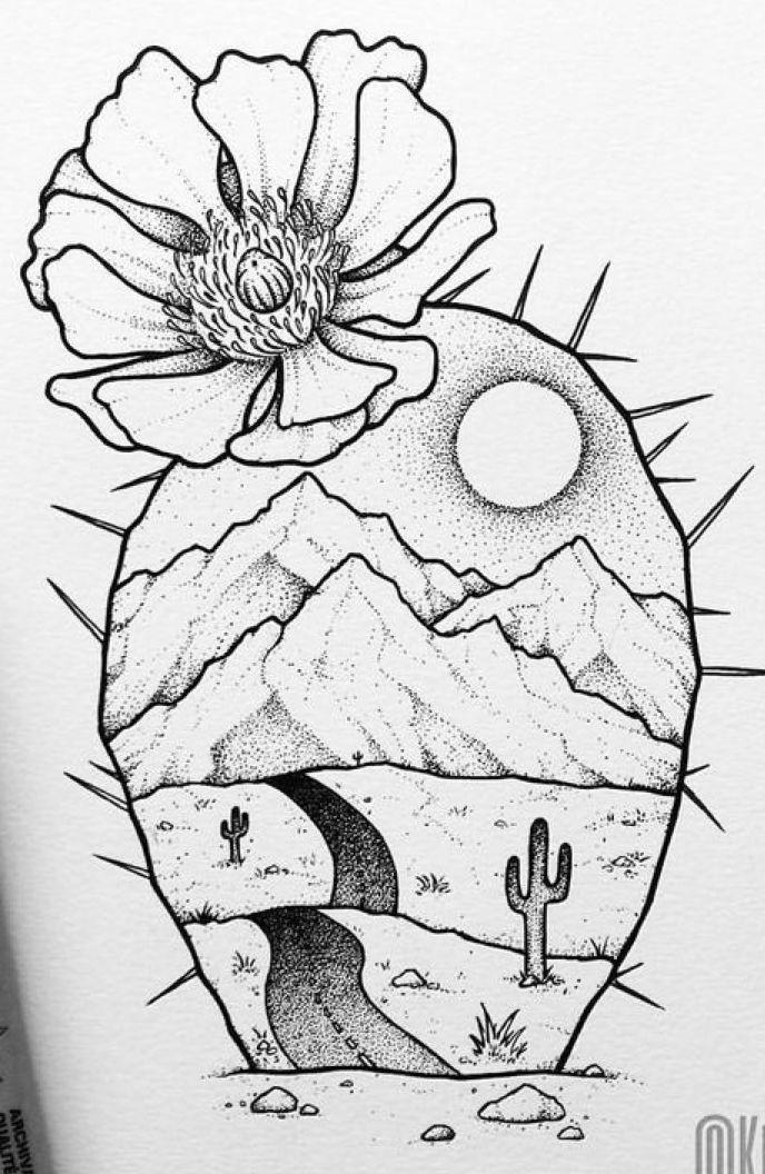 cactus tattoo ideas 0041