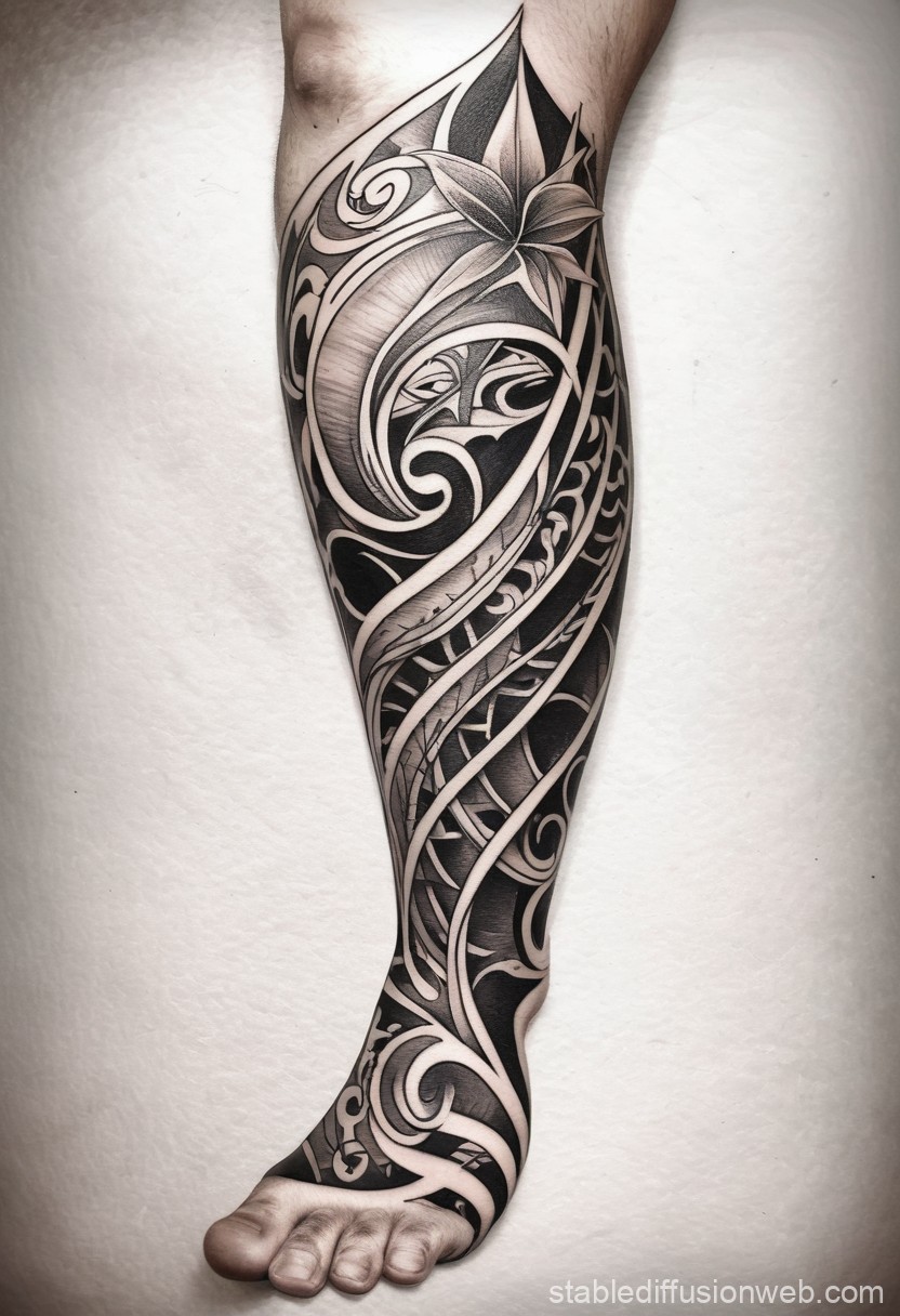 calf tattoo ideas 0071