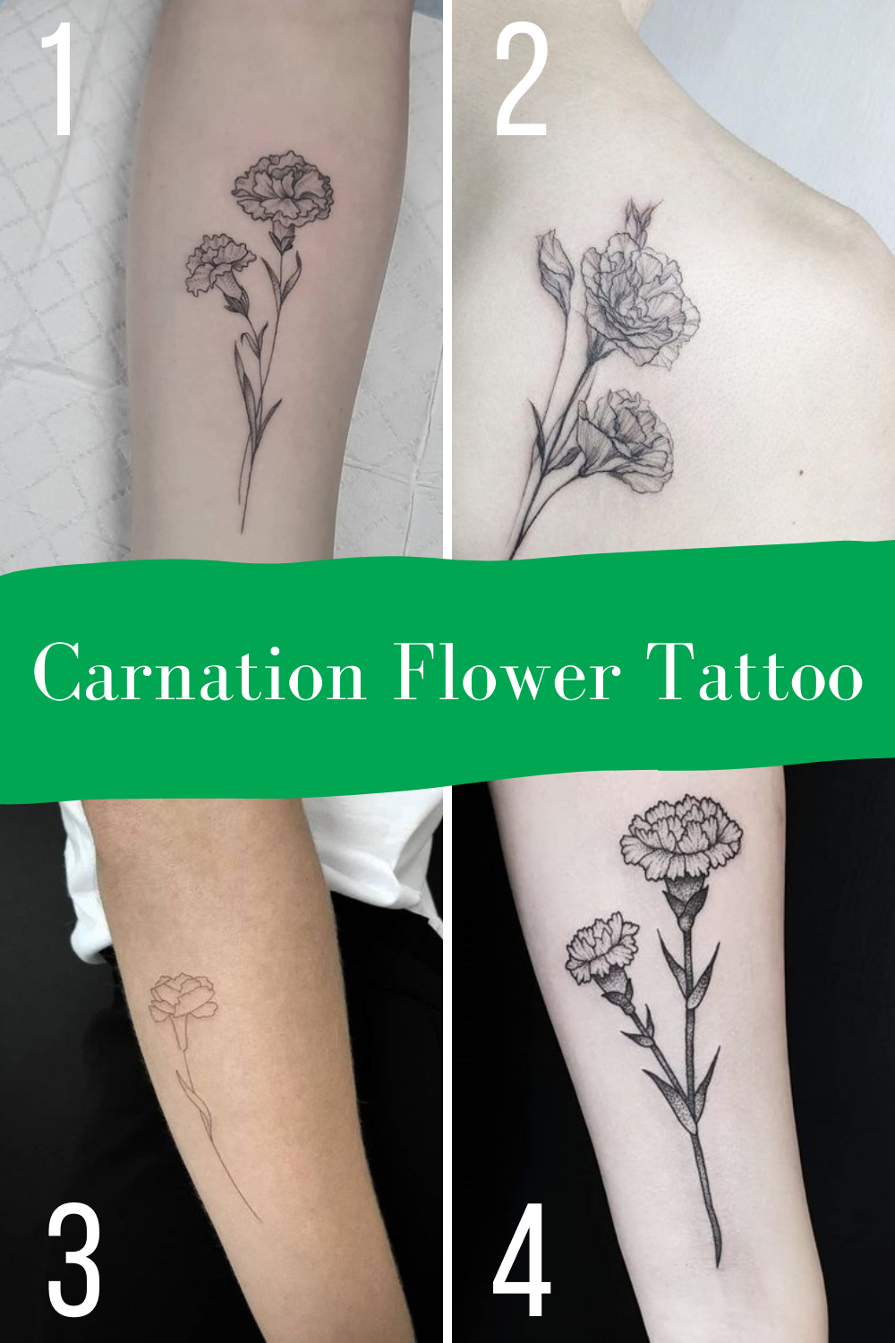 Carnation tattoo ideas 0028