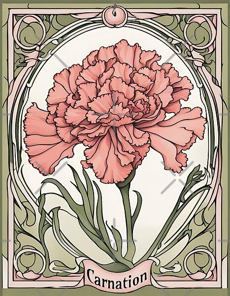 Carnation tattoo ideas 0030