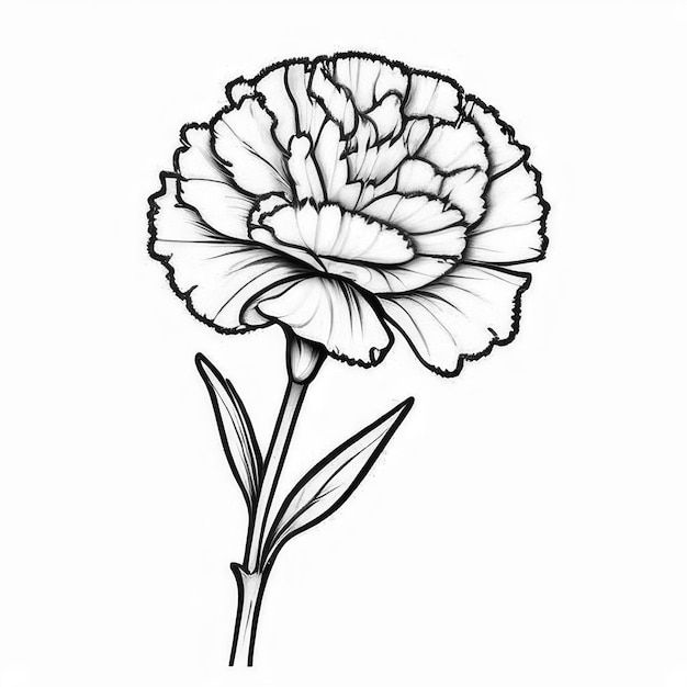 Carnation tattoo ideas 0049