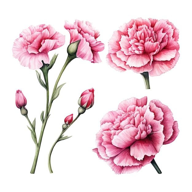 Carnation tattoo ideas 0072