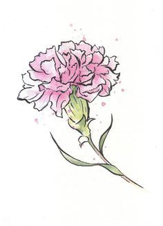 Carnation tattoo ideas 0077