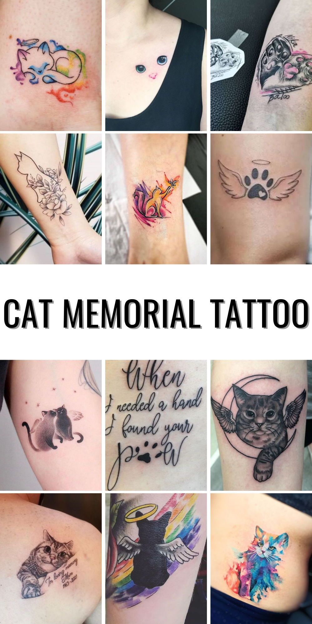 Cat paw print tattoo ideas 0032