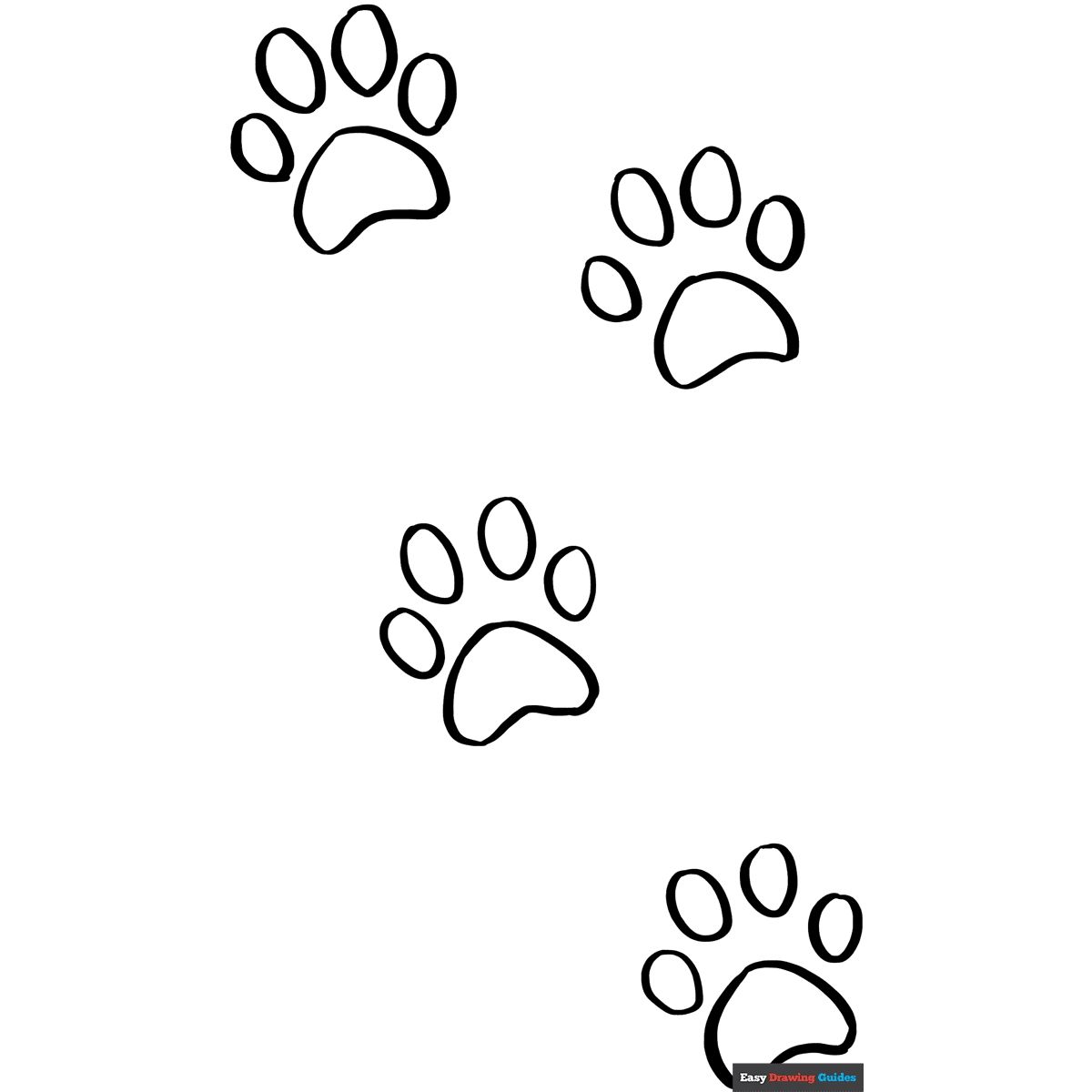 Cat paw print tattoo ideas 0042