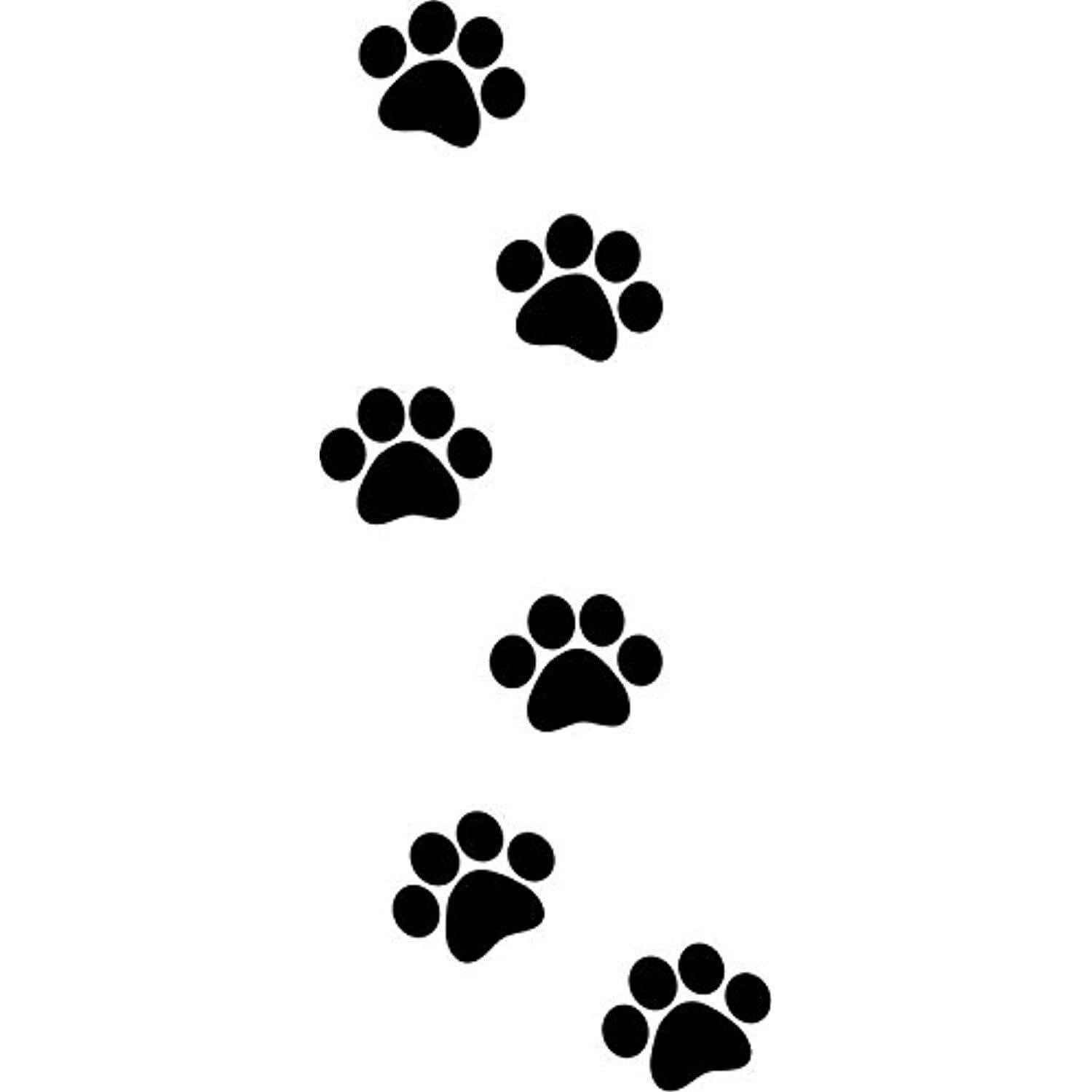 Cat paw print tattoo ideas 0090