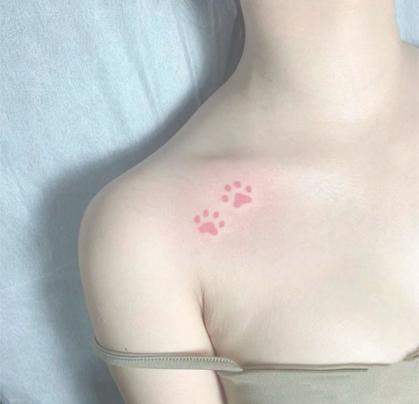 Cat paw print tattoo inspiration