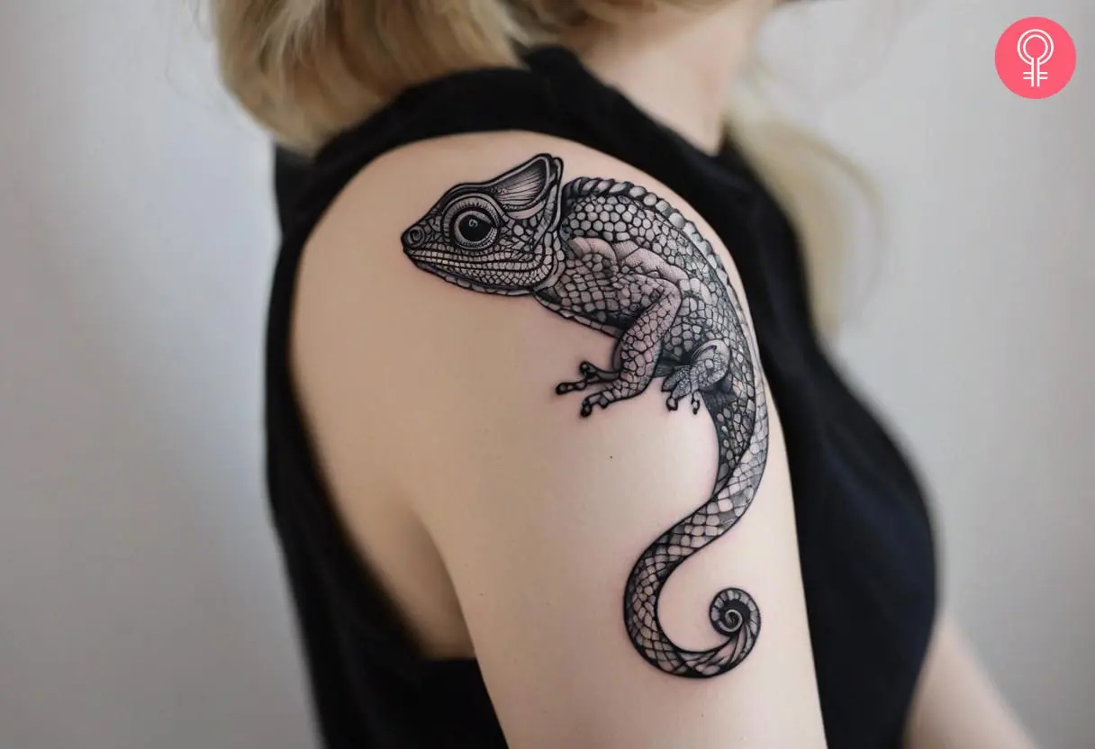 Chameleon Tattoo Ideas 0021