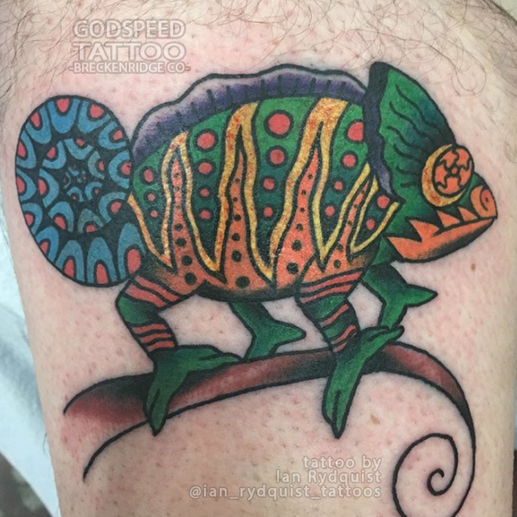 Chameleon Tattoo Ideas 0044