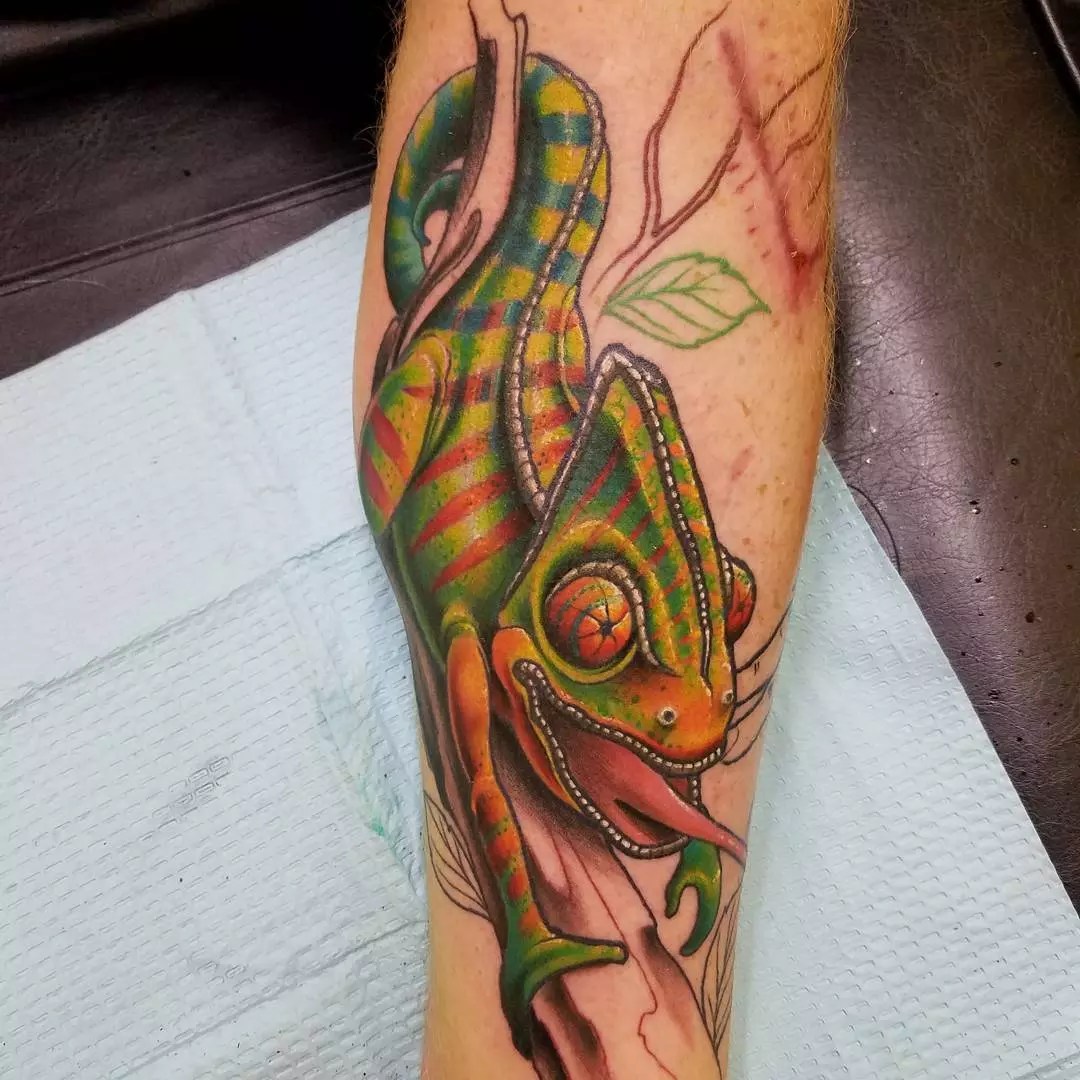 Chameleon Tattoo Ideas 0060