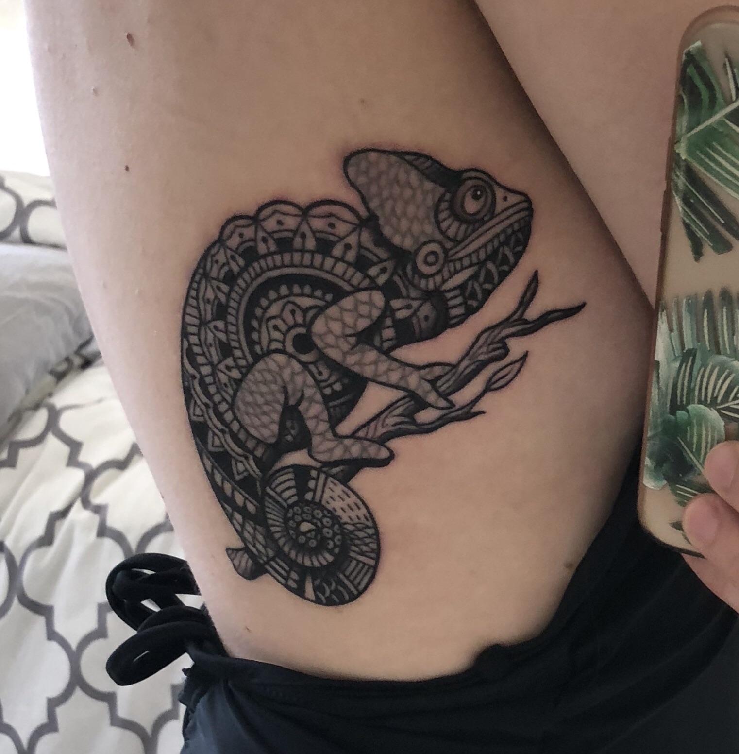 Chameleon Tattoo Ideas 0082