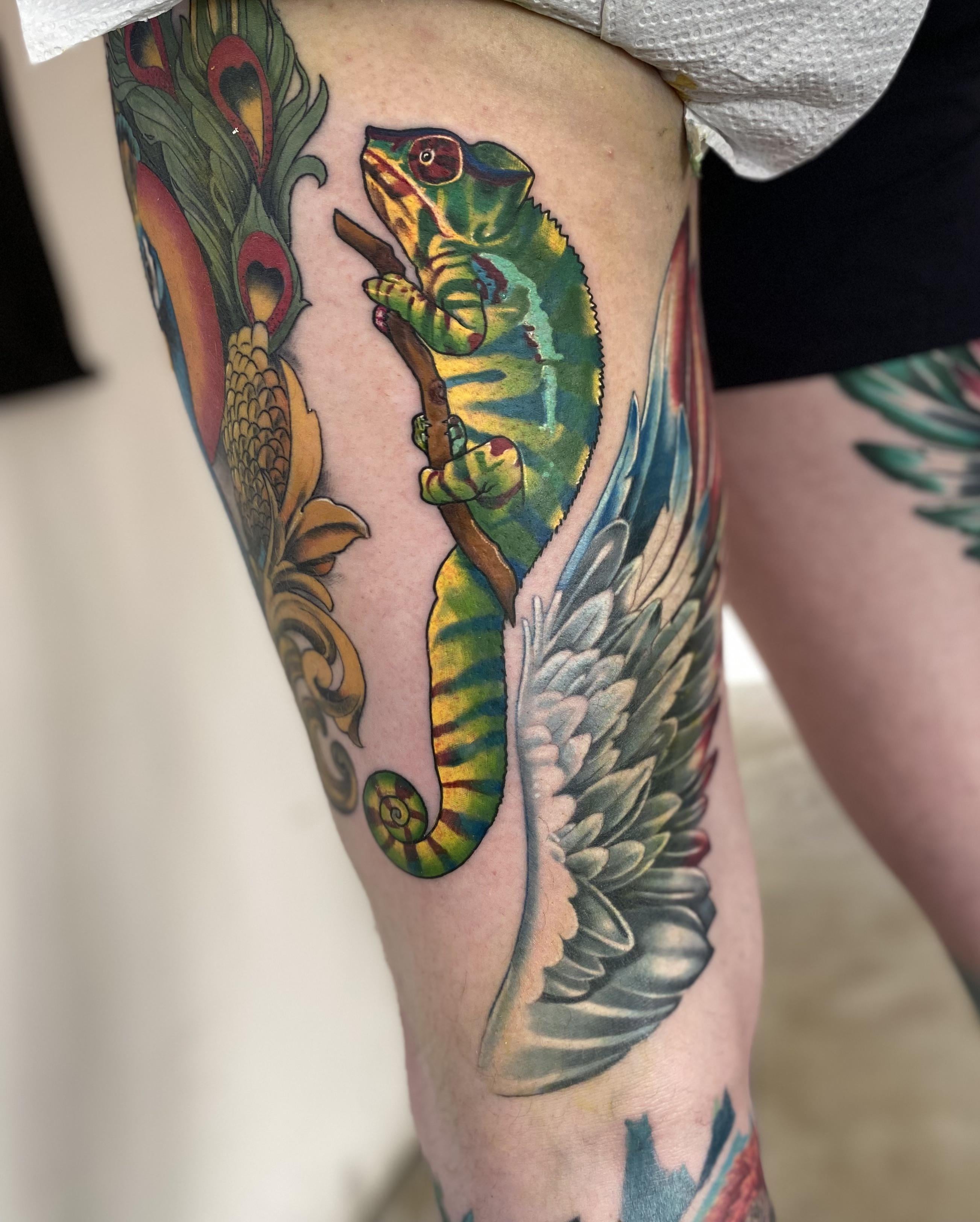 Chameleon Tattoo Ideas 0090