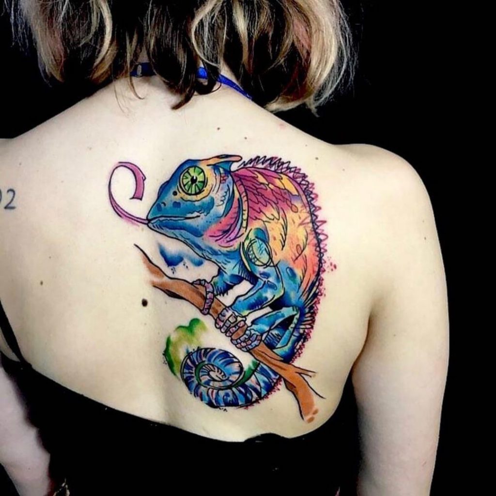 Chameleon Tattoo Ideas 0093