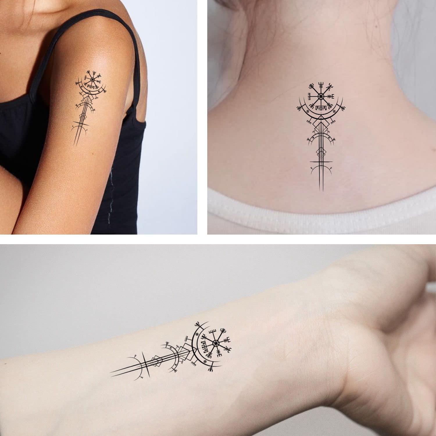 charming small feminine compass tattoo styles.