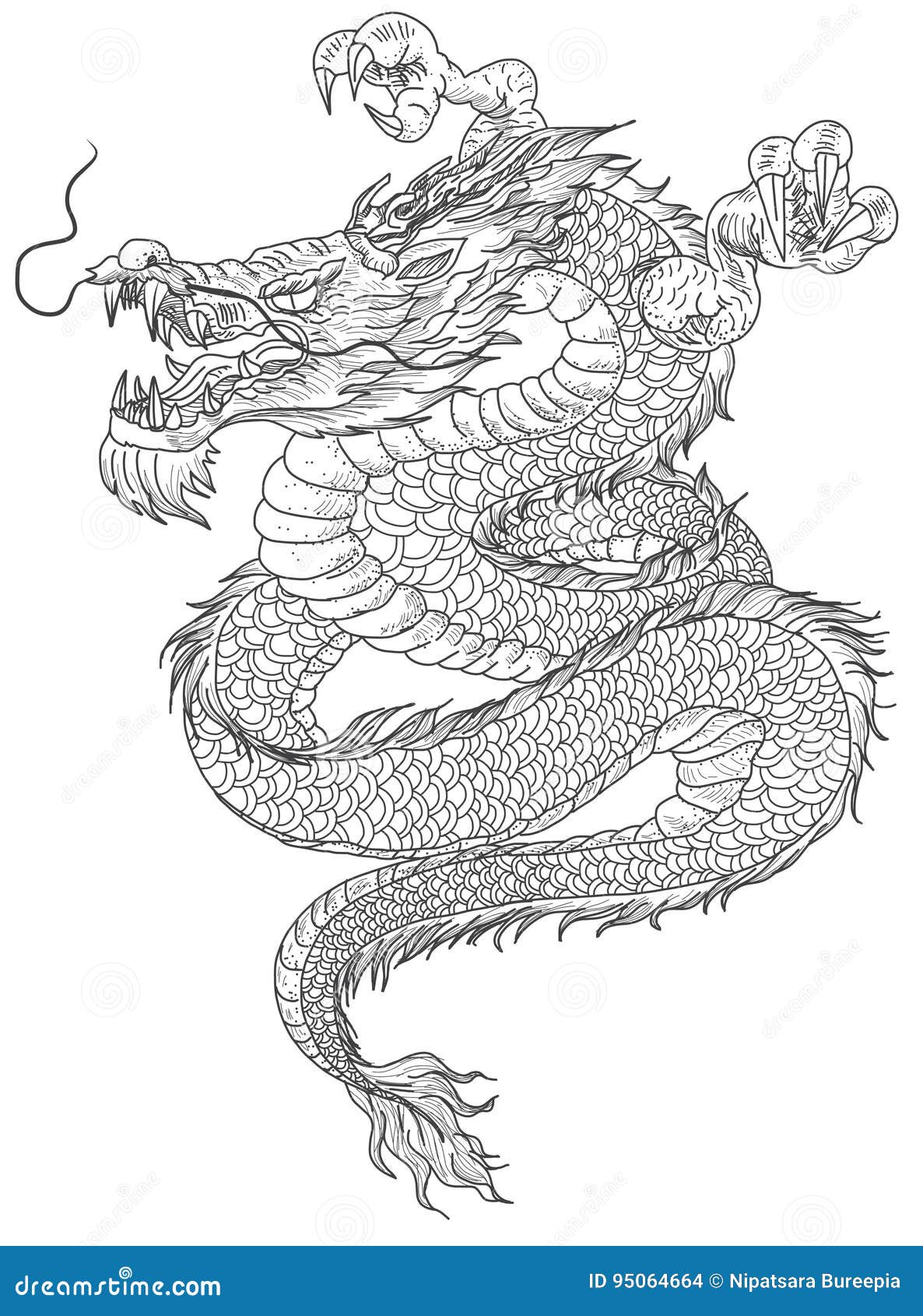 Chinese dragon tattoo ideas 0014