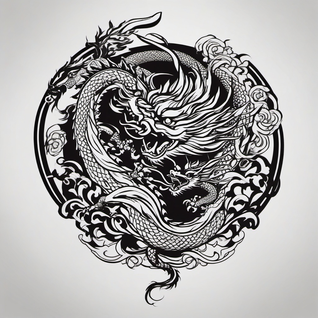 Chinese dragon tattoo ideas 0016