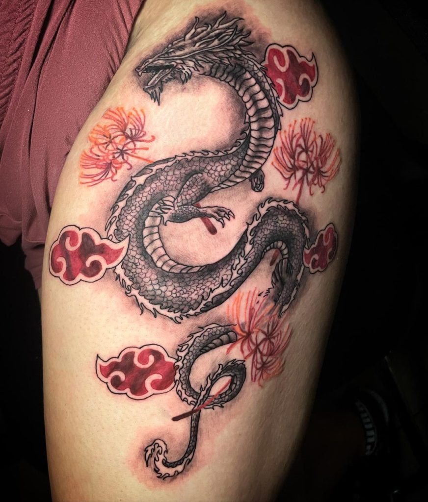 Chinese dragon tattoo ideas 0022