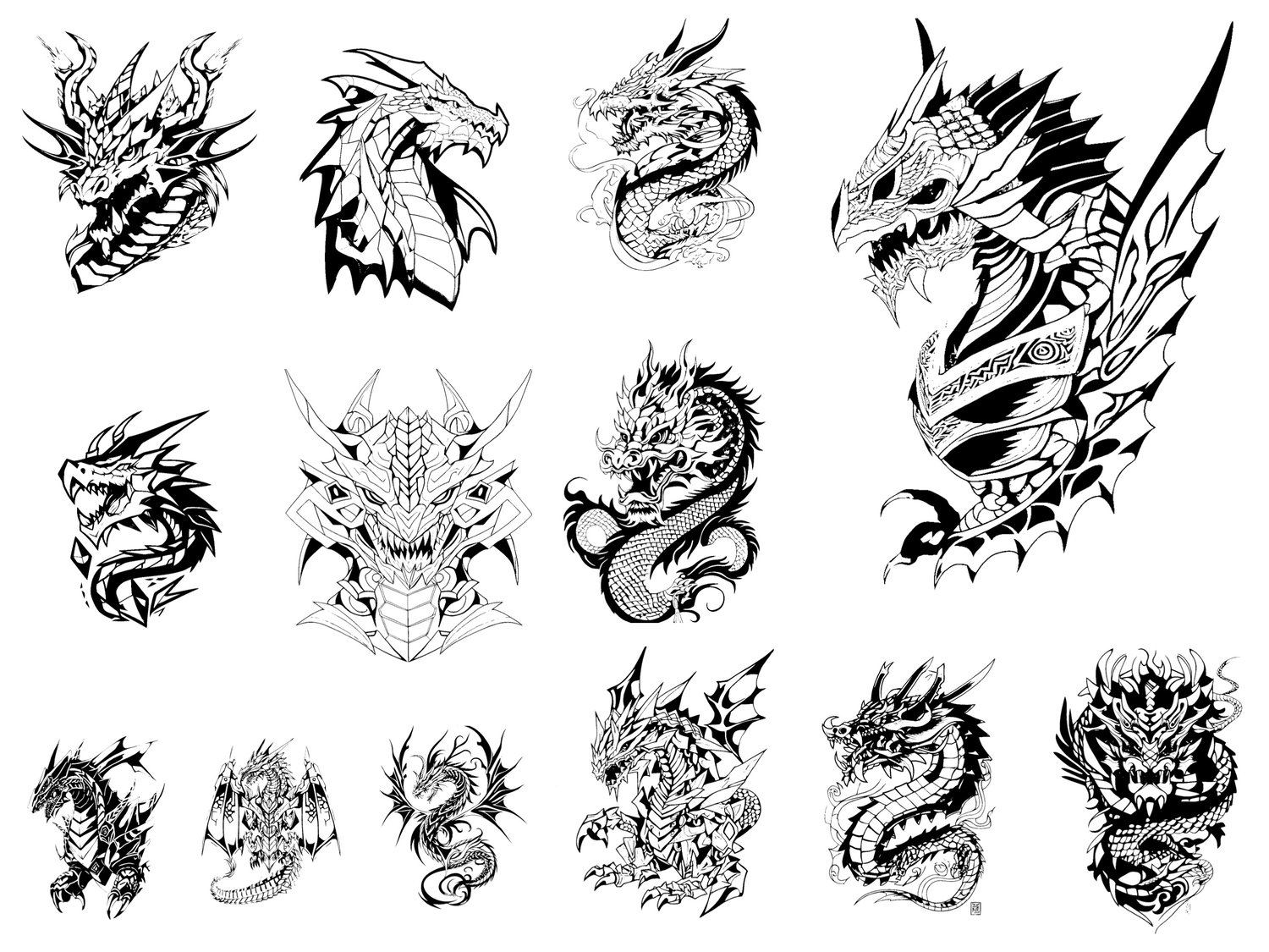 Chinese dragon tattoo ideas 0030