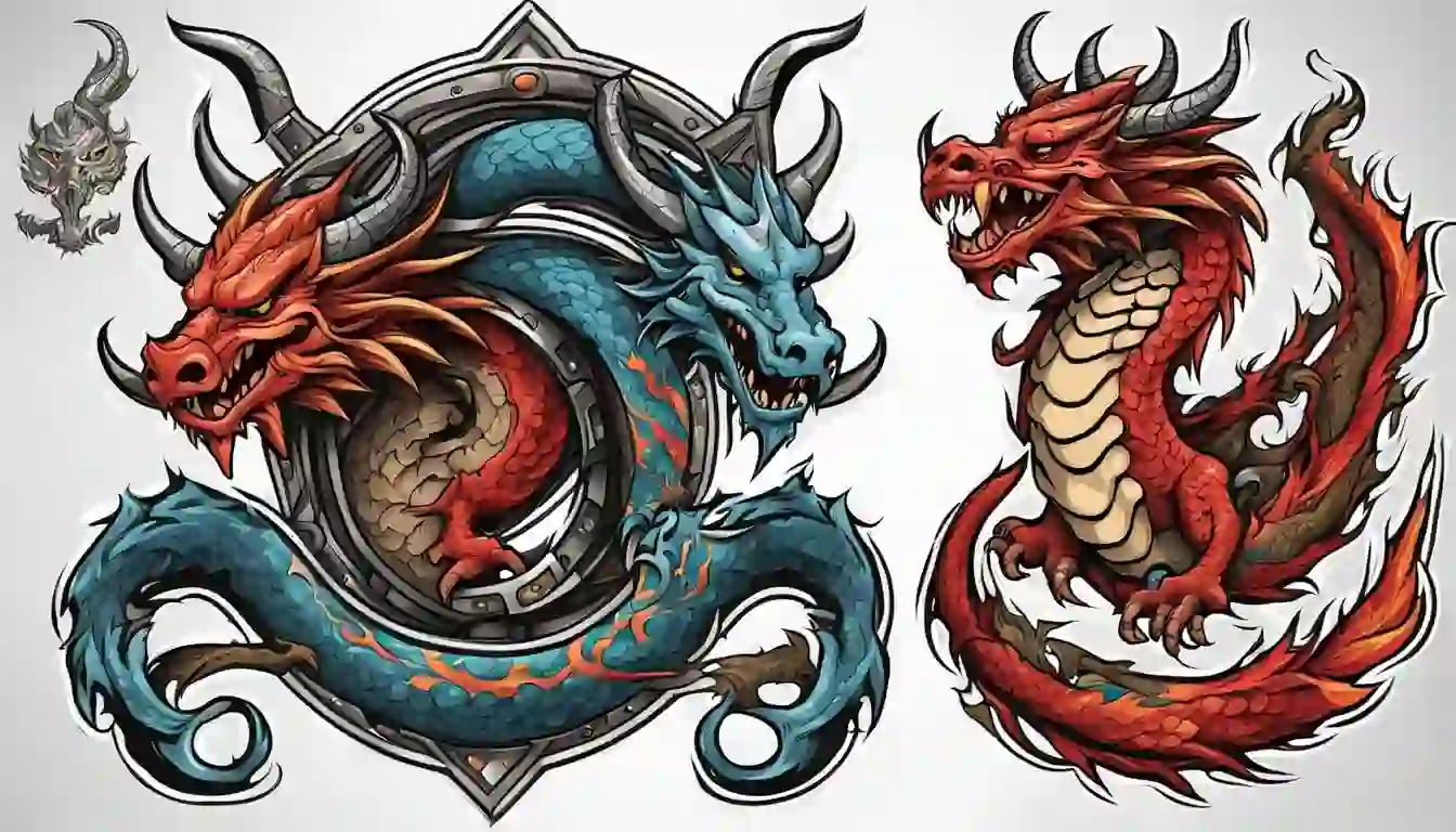 Chinese dragon tattoo ideas 0034