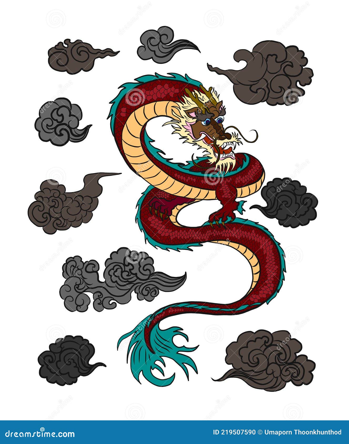 Chinese dragon tattoo ideas 0040