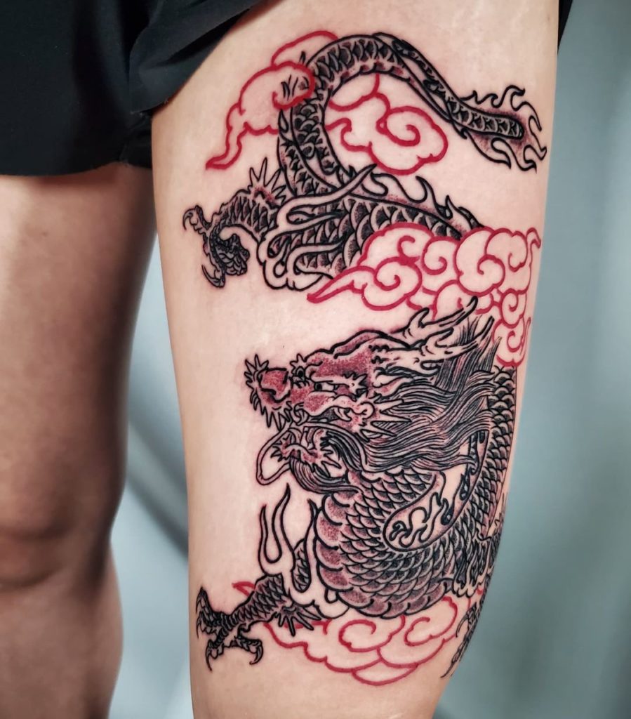 Chinese dragon tattoo ideas 0041