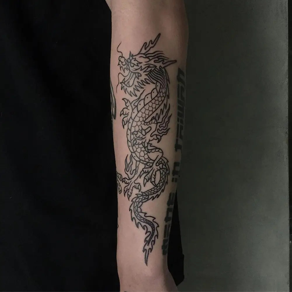 Chinese dragon tattoo ideas 0045