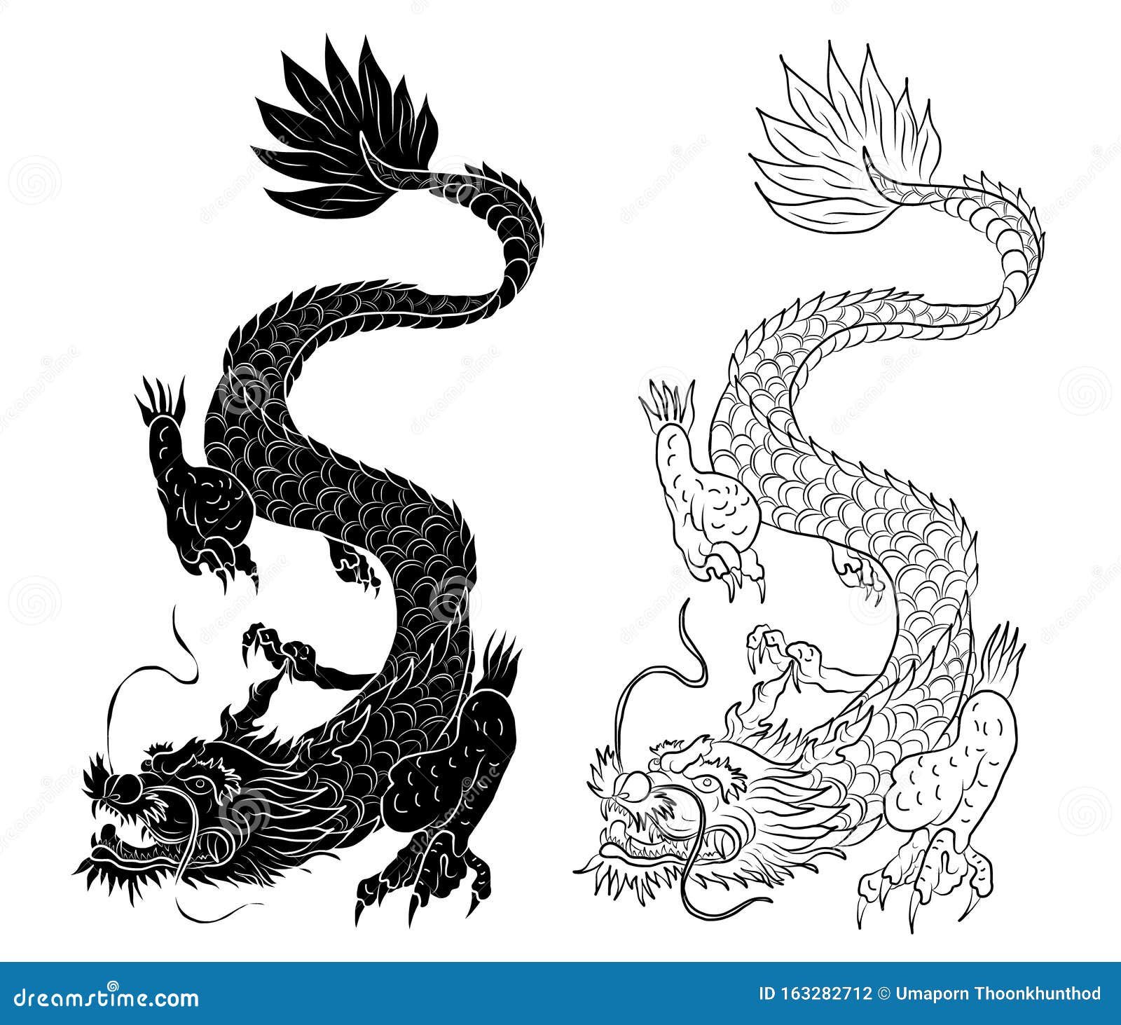 Chinese dragon tattoo ideas 0067