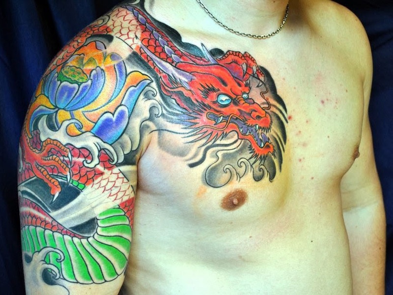 Chinese dragon tattoo ideas 0069