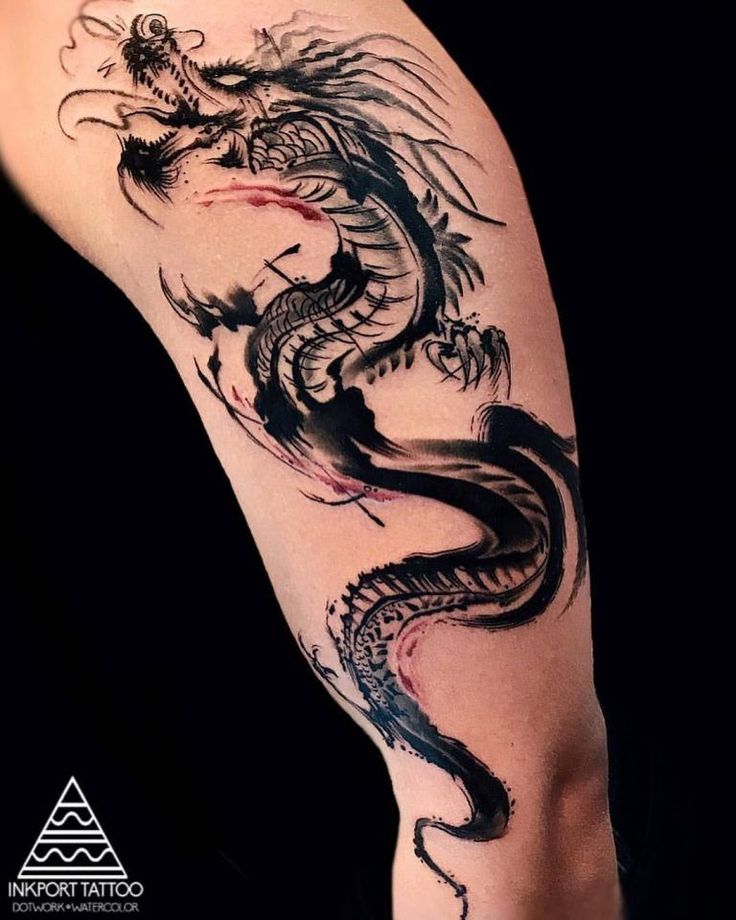 Chinese dragon tattoo ideas 0071