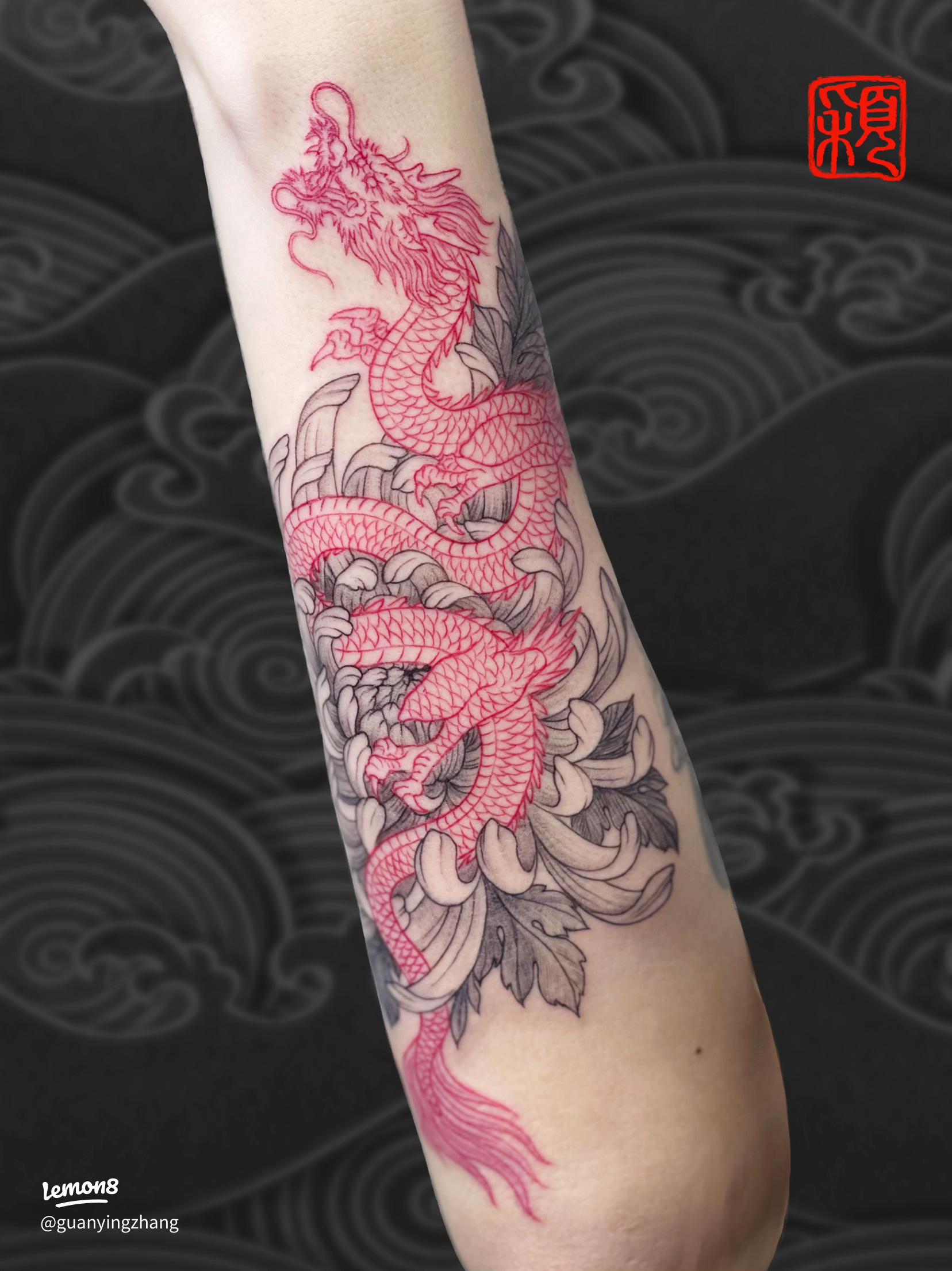 Chinese dragon tattoo ideas 0072