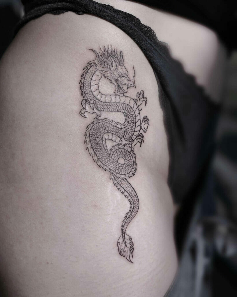 Chinese dragon tattoo ideas 0089