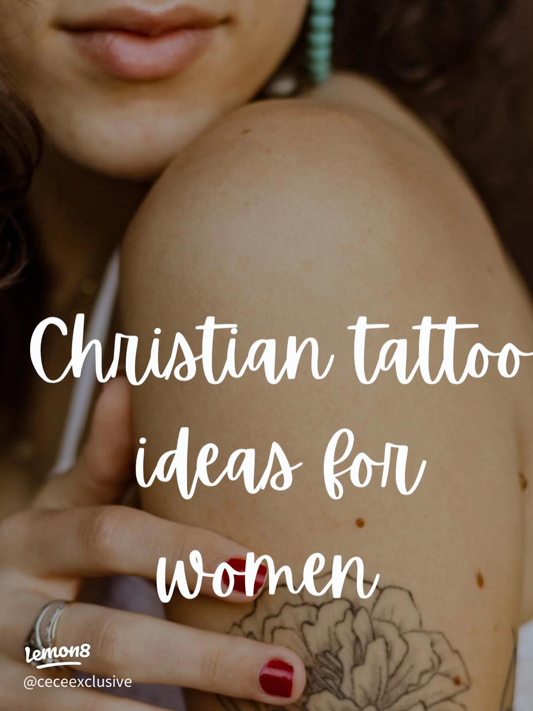 Christian Tattoo Ideas for Women 0042