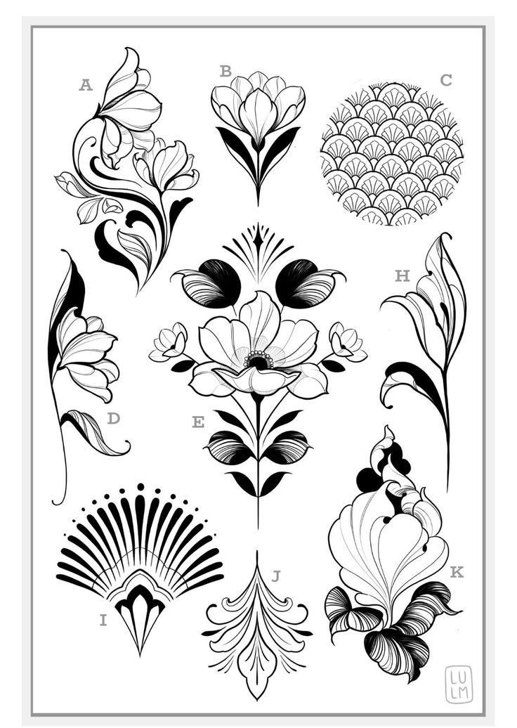 Chrysanthemum tattoo small 0065