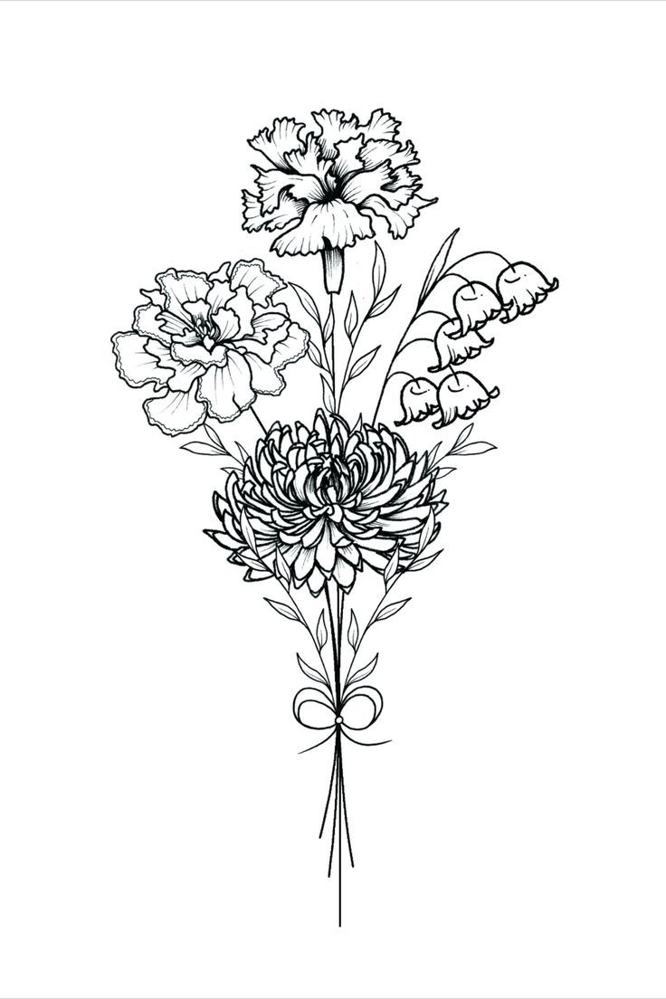 Chrysanthemum tattoo small 0073