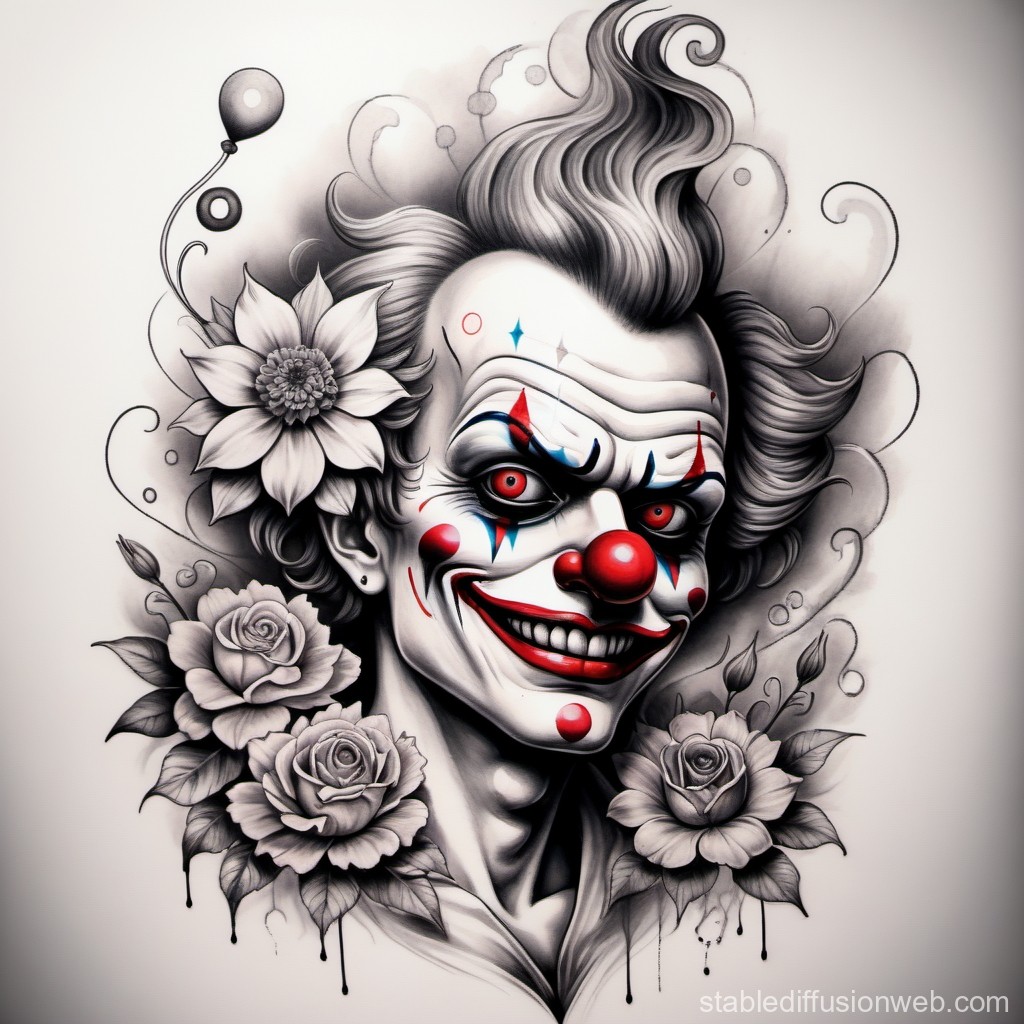 clown tattoo ideas 0018