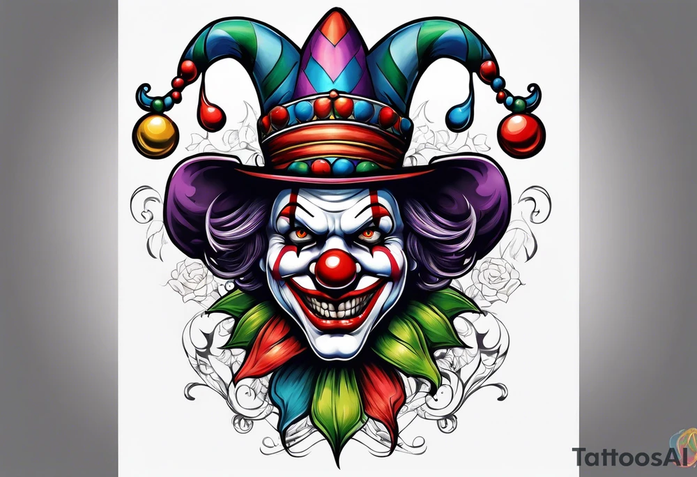 clown tattoo ideas 0020