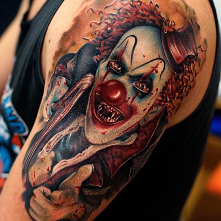 clown tattoo ideas 0023