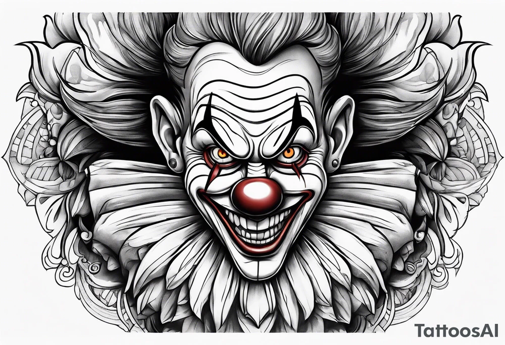 clown tattoo ideas 0025