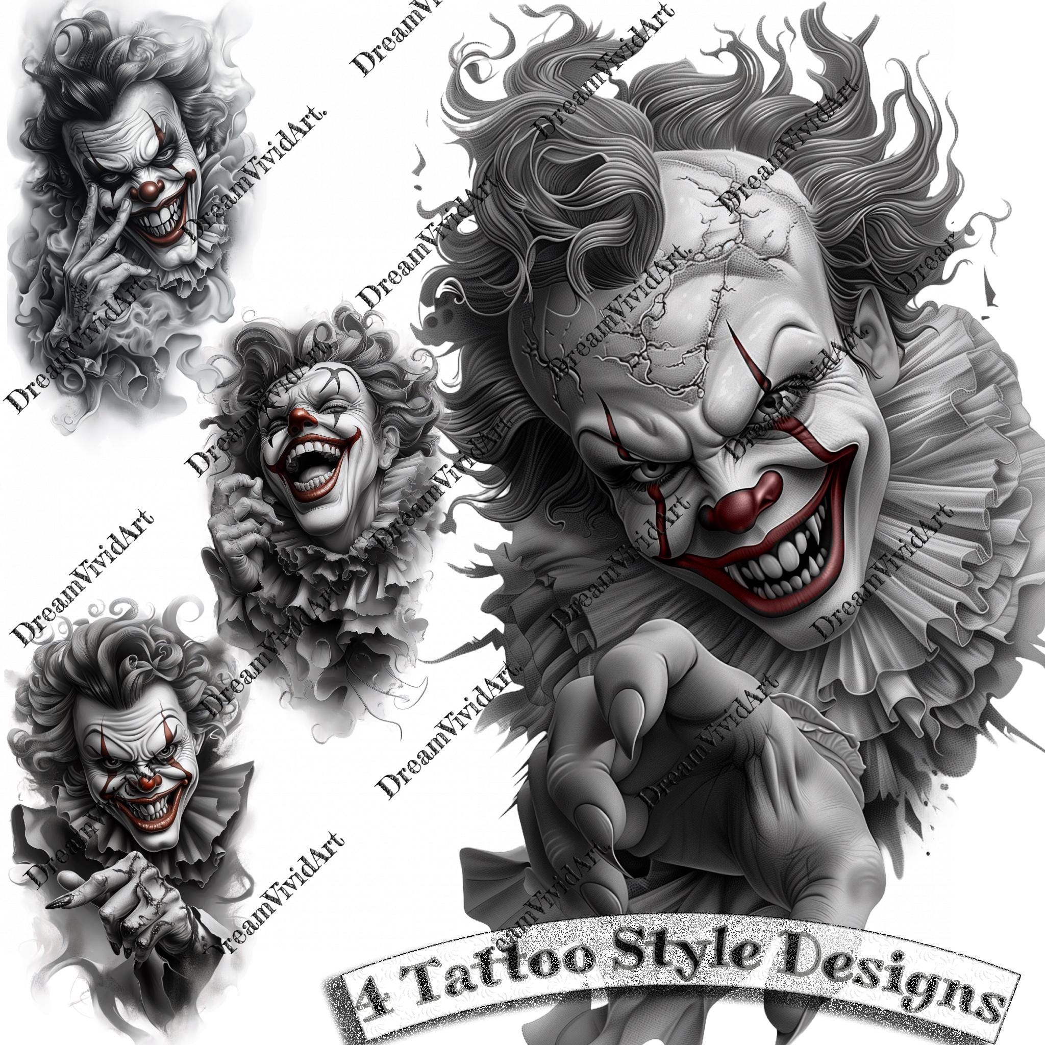 clown tattoo ideas 0029