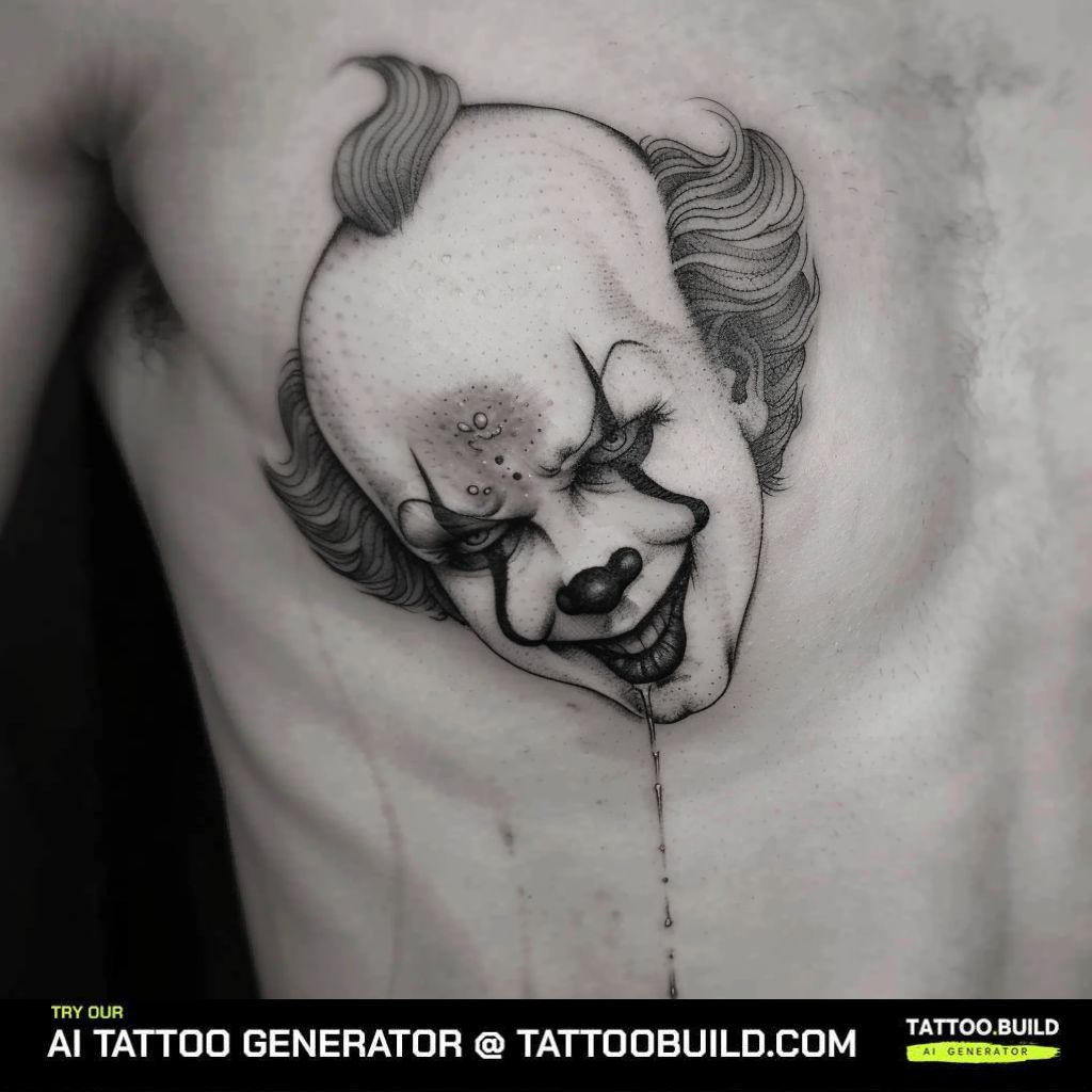 clown tattoo ideas 0038