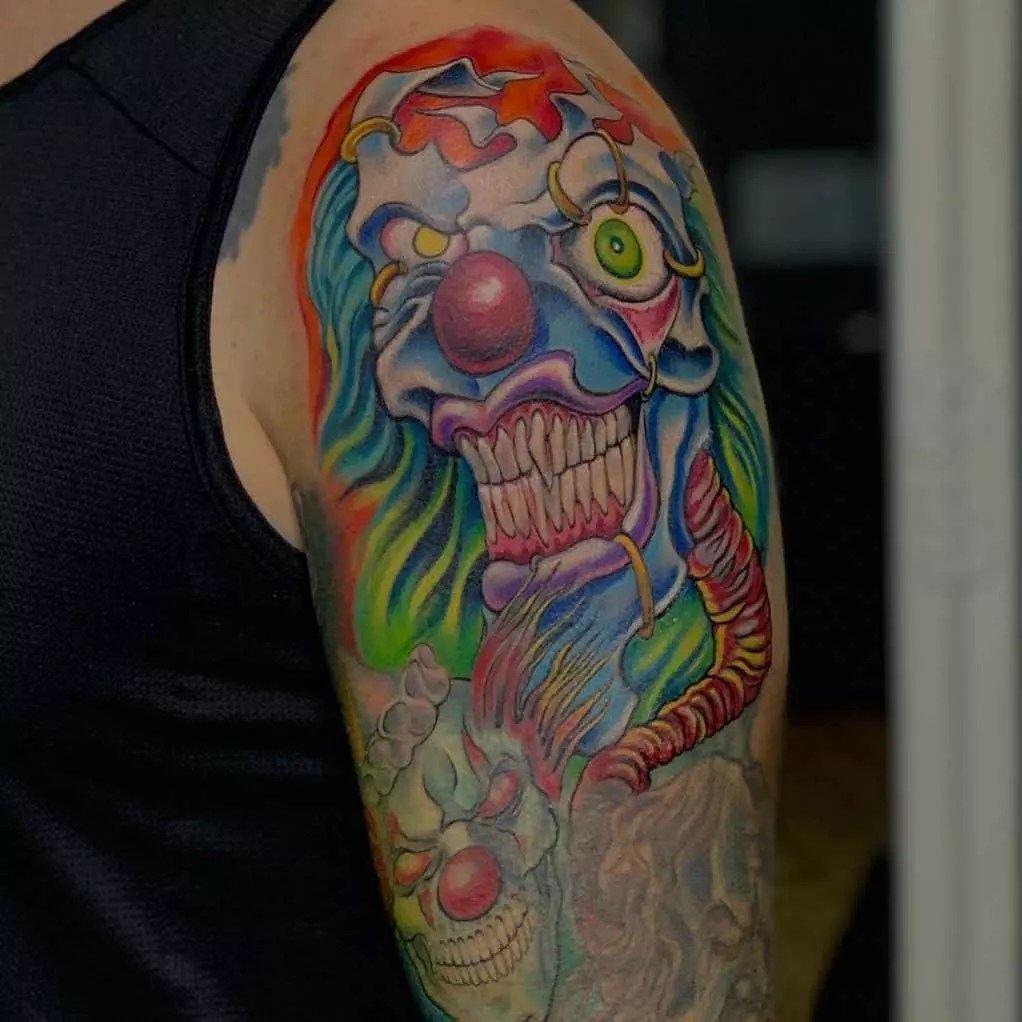 clown tattoo ideas 0041