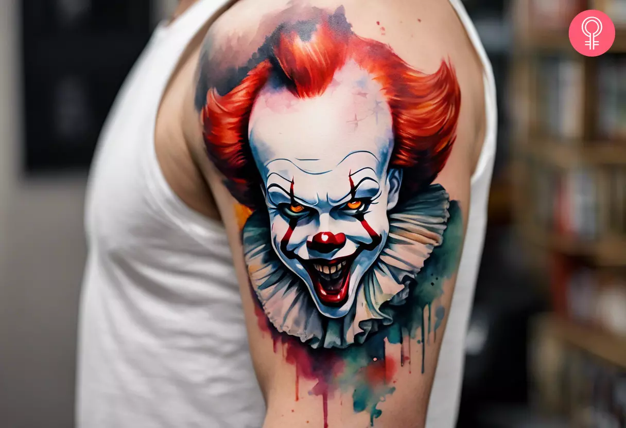 clown tattoo ideas 0045