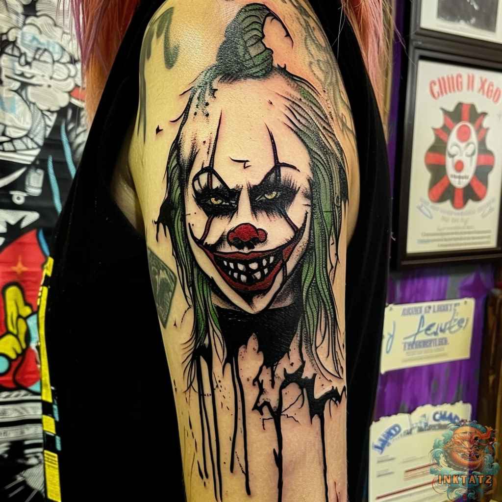 clown tattoo ideas 0064